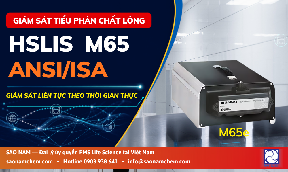 Máy đếm tiểu phân trong chất lỏng trực tuyến HSLIS M65 ANSI/ISA